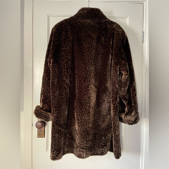 Vintage French label Madiran Faux fur Animal
print coat - Picture 3 of 14